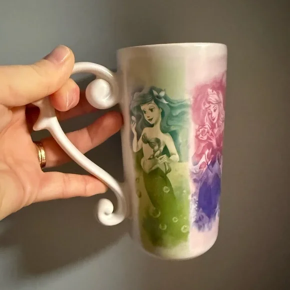 Disney Parks Exclusive Princess Mug with Ariel, Aurora, Belle, and Cinderella - Picture 6 of 6